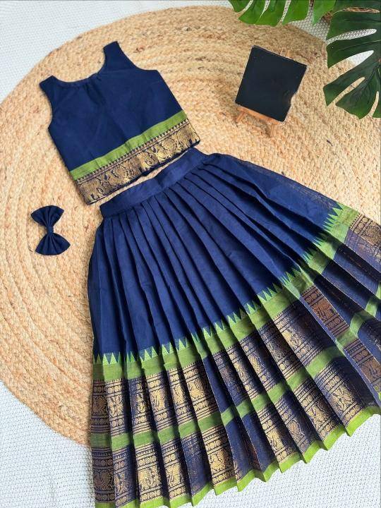NEW LAUNCING KIDS LEHENGA CHOLI pure silk Children clothing manufacturers